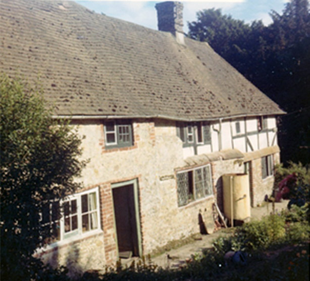 Ebbsworth in the 1960s, clearly showing the property divided into two dwellings