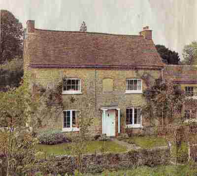 The Mill House, a Grade II listed Stone Miller's house in Nutbourne, West Sussex, pictured in 1983