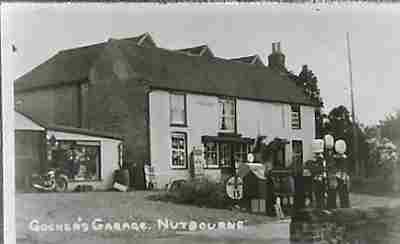 The Store at Nutbourne, now grandly named 'Gocher's Garage', pictured in about 1950