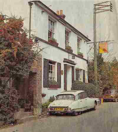 Nutbourne's elegant hostelry, The Rising Sun, pictured in 1983. It remains one of the finest locals in West Sussex and is well worth a visit.